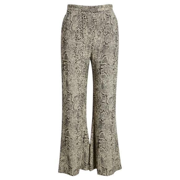 Malene Birger Snakeskin Jacquard Luxe Mafaldana Trousers Pants IT 38 / US 2 NEW - Picture 3 of 11